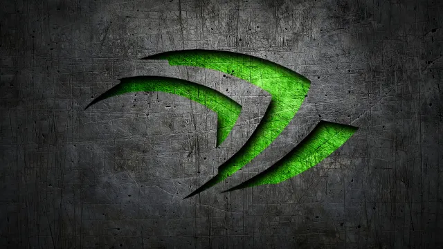 Nvidia Logo Green Claw Marks On Metal Texture wallpaper on Pixipics
