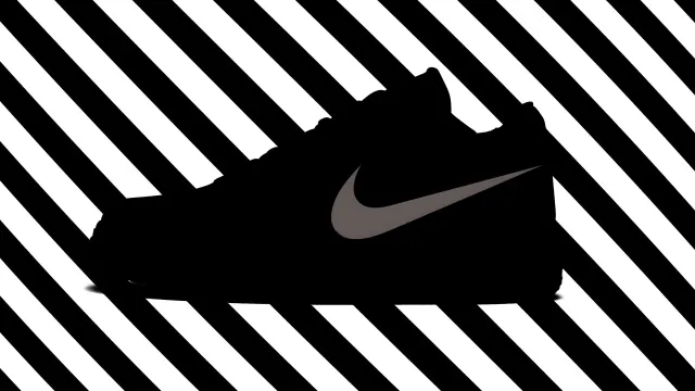 Off White Nike Sneaker Silhouette Stripes wallpaper on Pixipics
