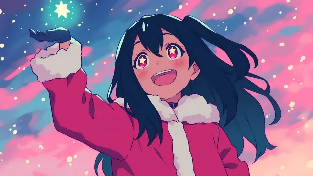Oshi No Ko Ai Hoshino Reaches For The Star wallpaper on Pixipics