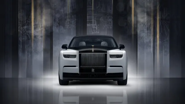 Rolls Royce Phantom Luxury Sedan Silver And Black wallpaper on Pixipics