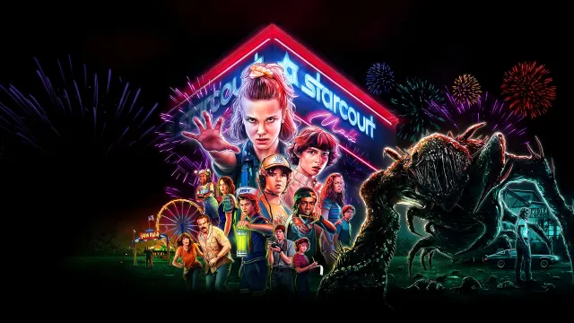 Stranger Things Starcourt Mall Monster Fight wallpaper on Pixipics