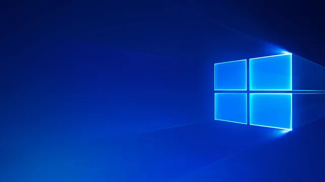 Windows Logo Glowing Blue Light Ray wallpaper on Pixipics
