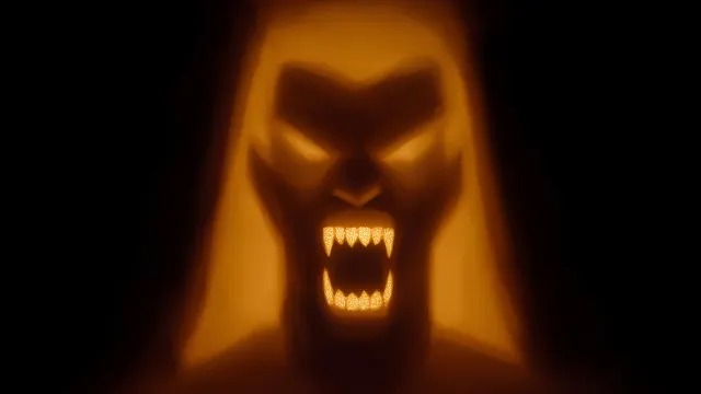Witcher Vampire Golden Grillz Glowing Face wallpaper on Pixipics