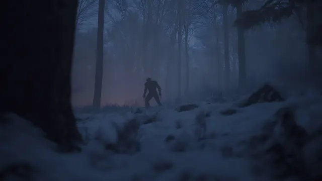 Wolverine In A Snowy Forest With Claws Out wallpaper on Pixipics