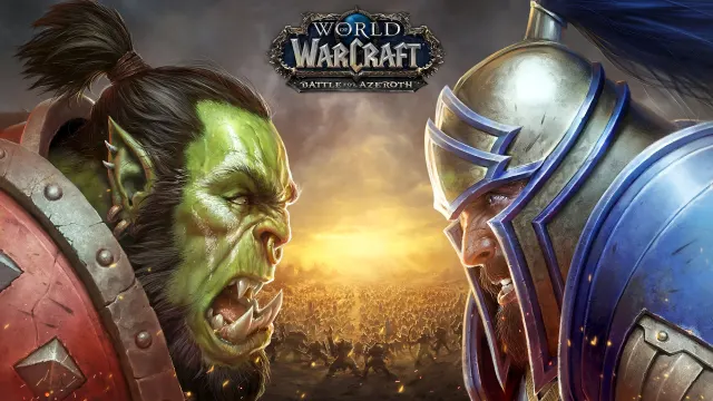 World Of Warcraft Orc And Knight Clash wallpaper on Pixipics