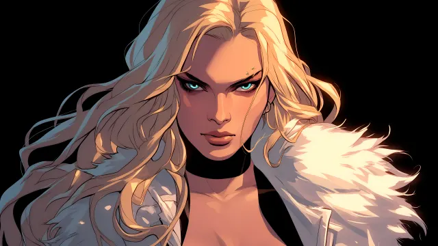 X Men Emma Frost Mutant Diamond Eyes wallpaper on Pixipics