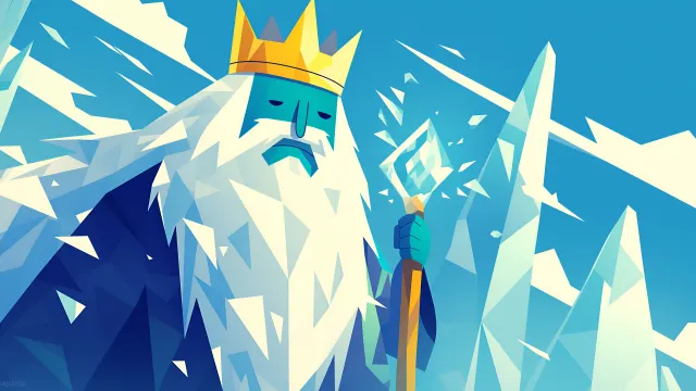 Adventure Time Ice King Abstract wallpaper on Pixipics