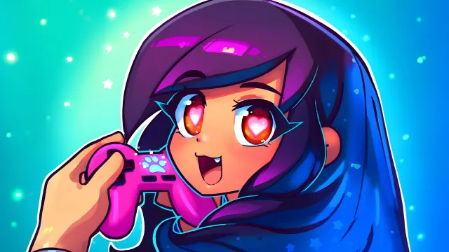 Aphmau With Gamepad wallpaper on Pixipics