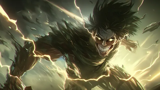Attack On Titan Attack Titan Eren Yeager Rage wallpaper on Pixipics