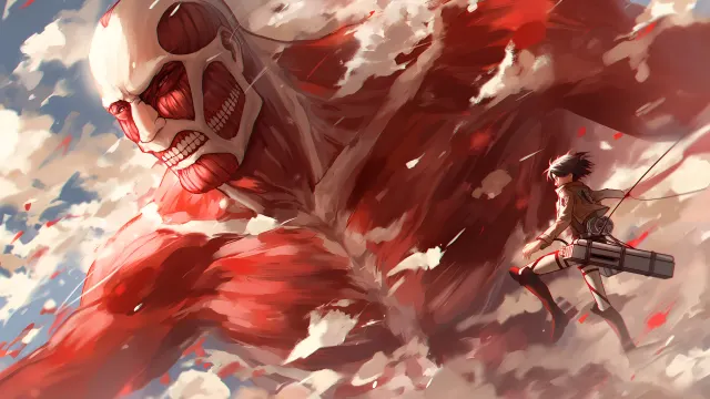 Attack On Titan Humanity Vs Giants wallpaper on Pixipics