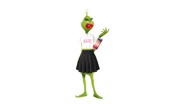 Baddie Girl Grinch Meme wallpaper on Pixipics
