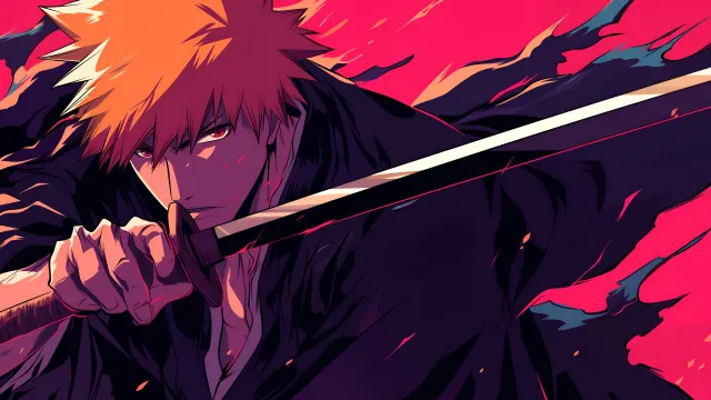 Bleach Ichigo Kurosaki Sword wallpaper on Pixipics