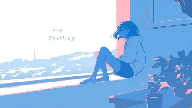 Chilling By Window Anime Girl wallpaper on Pixipics