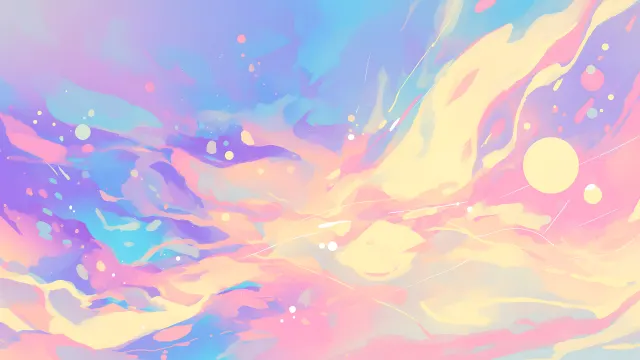 Colorful Pastel Cosmic Sky wallpaper from Pixipics