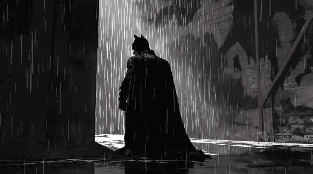 Dc Comics Batman Rain Gif wallpaper on Pixipics