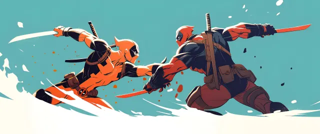 Deadpool Vs Deadpool Ultra wallpaper on Pixipics