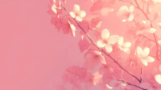 Delicate Floral Pink Minimalist wallpaper from Pixipics