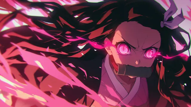 Demon Slayer Nezuko Kamado Blood Demon Art wallpaper on Pixipics