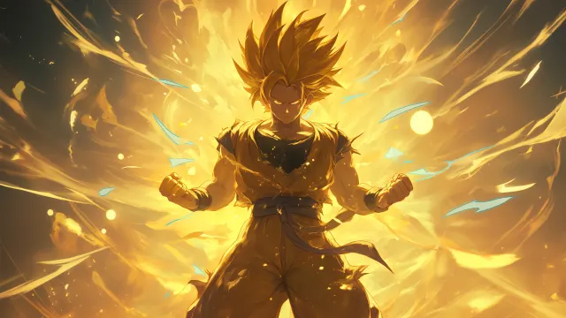 Dragon Ball Goku Super Saiyan Power wallpaper on Pixipics