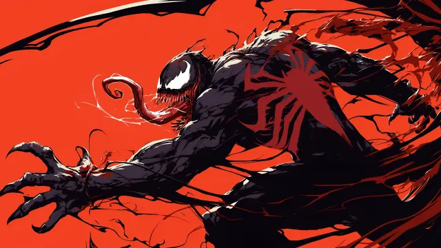 Epic Venom Red wallpaper on Pixipics