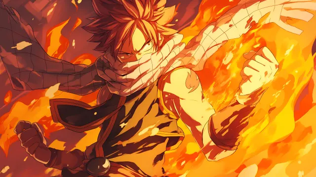 Fairy Tail Natsu Clipart Epic Flame wallpaper on Pixipics