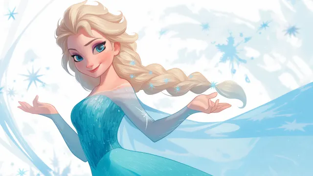 Frozen Beautiful Elsa wallpaper on Pixipics