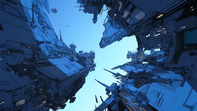 Futuristic Buildings Skyline wallpaper on Pixipics