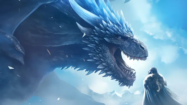 Game Of Thrones Ice Dragon Jon Snow wallpaper on Pixipics