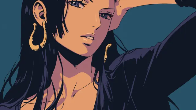 Girl With Long Earrings wallpaper on Pixipics