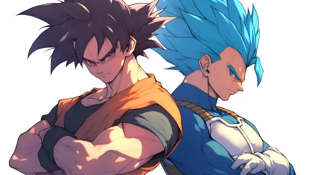 Goku Vegeta Dragon Ball wallpaper on Pixipics