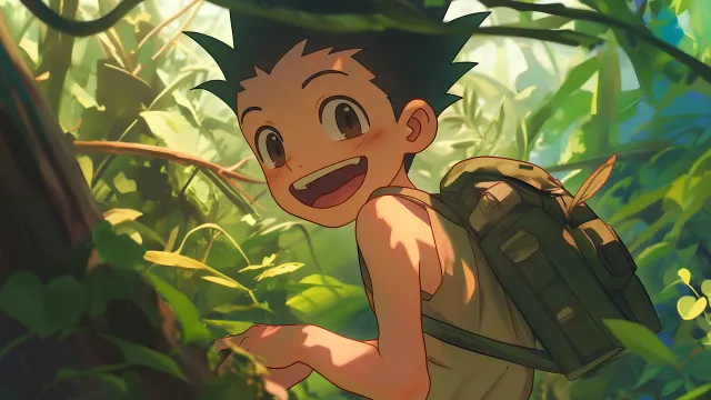 Gon Freecss Art Style wallpaper on Pixipics
