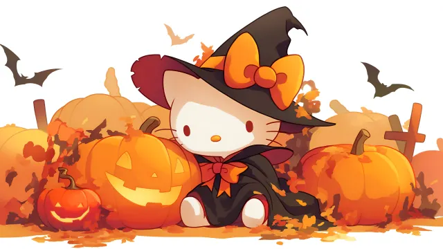 Hello Kitty Witch wallpaper on Pixipics