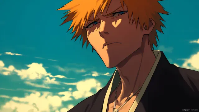 Ichigo Kurosaki Bleach Cloudy wallpaper on Pixipics
