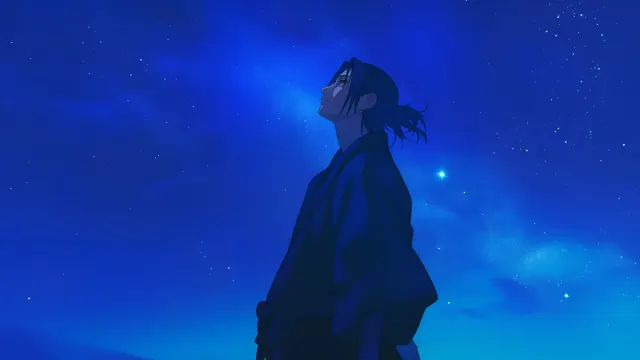 Itachi Uchiha Stargazing Night Sky wallpaper on Pixipics