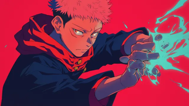 Jujutsu Kaisen Yuji Itadori With Sukuna Eyes wallpaper on Pixipics