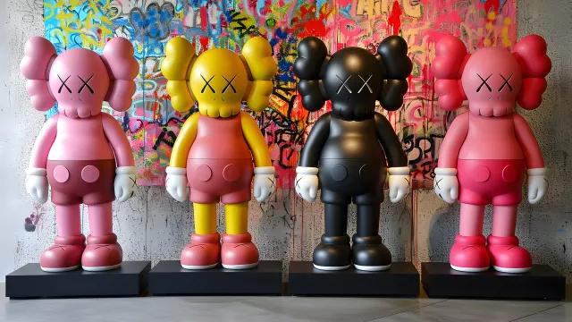 Kaws Toy Collection wallpaper on Pixipics