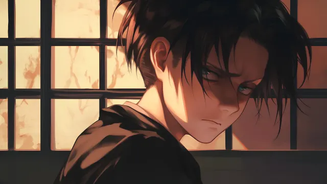 Levi Ackerman Anime Style wallpaper on Pixipics