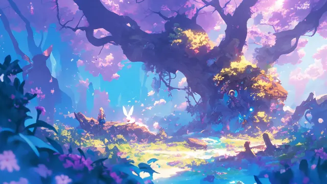 Magical Fairycore Forest wallpaper from Pixipics