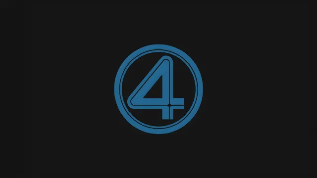 Marvel Fantastic Four Logo Black wallpaper on Pixipics