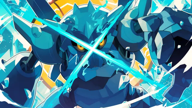 Metagross Dramatic Battle Pokemon wallpaper from Pixipics