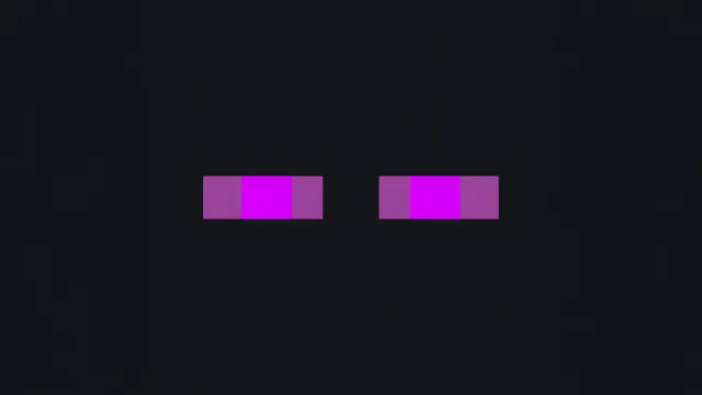 Minecraft Enderman Eyes Dark Mode Minimalist wallpaper on Pixipics