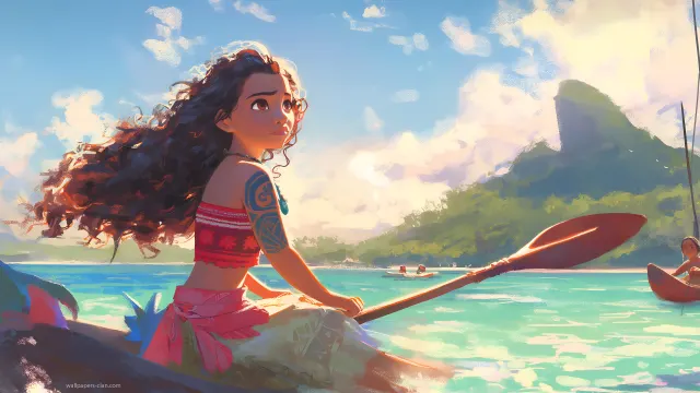 Moana Ocean Journey wallpaper on Pixipics