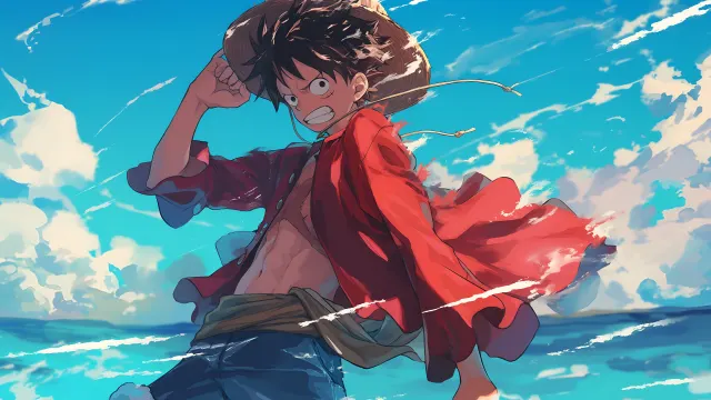 Monkey D Luffy Sea One Piece wallpaper on Pixipics