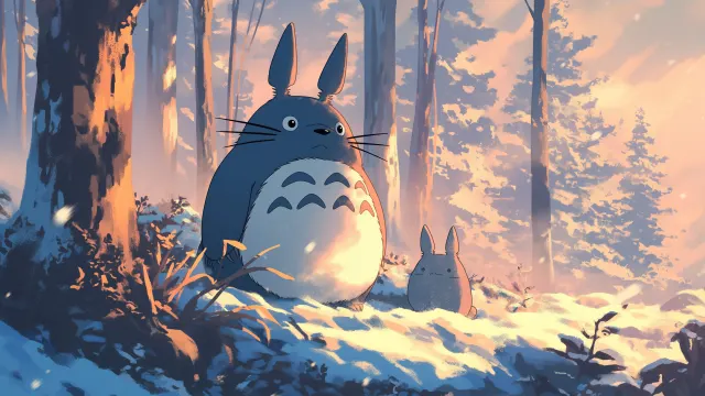 My Neighbor Totoro Totoro In The Snow wallpaper from Pixipics