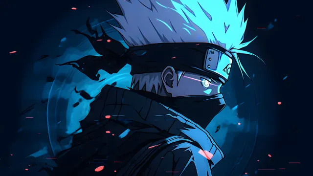 Naruto Kakashi Hatake Dark Blue wallpaper on Pixipics