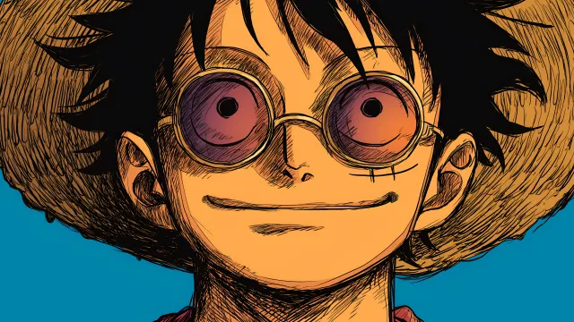 One Piece Luffy Shades Cool Look wallpaper on Pixipics