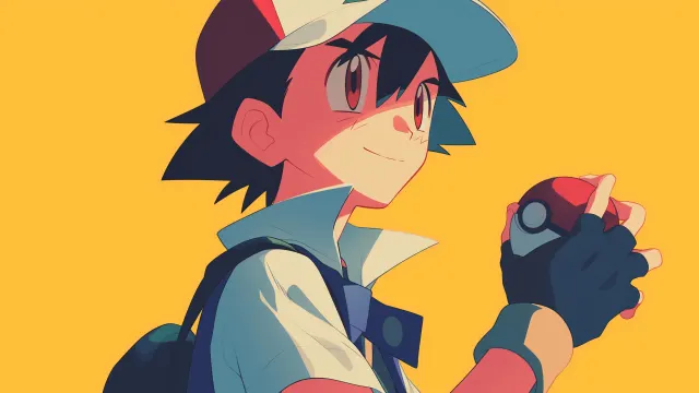 Pokemon Ash Ready Adventure wallpaper on Pixipics