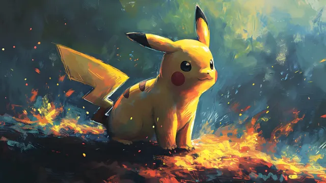 Pokemon Pikachu Drawn wallpaper on Pixipics