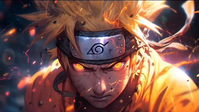 Realistic Naruto Uzumaki With Orange Eyes wallpaper from Pixipics