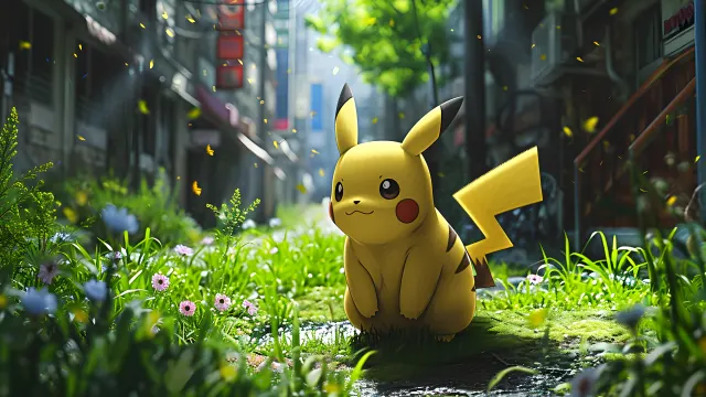 Realistic World Pikachu wallpaper from Pixipics